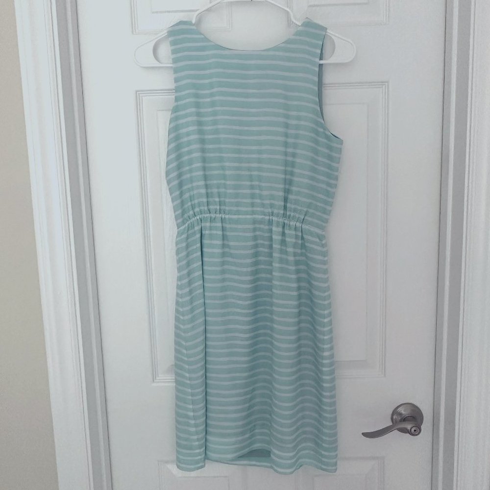 J Crew Factory Mint Striped Dress Size 00